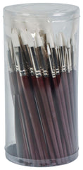 BRUSH OPTIMUM WHT TKLN SH ASST - SAX SET OF 72