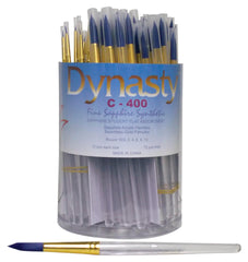 BRUSH DYNASTY C-400 SAPPHIRE ROUNDS CANISTER SET OF 72