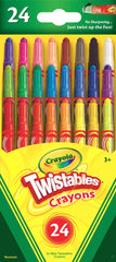 CRAYONS CRAYOLA MINI TWISTABLES ASST COLORS SET OF 24