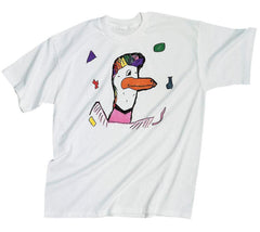 T SHIRT ADULT SMALL WHITE