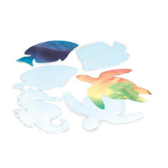 PAPER COLOR DIFFUSING SEA LIFE 7X11 PACK OF 48