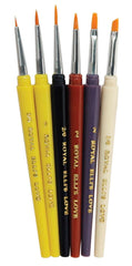 BRUSH GOLDEN TAKLON DETAIL SET OF 6