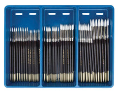 BRUSH CLSSRM WHITE TAKLON RND SET OF 72