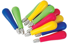 CUTTER HANDLE ASSORTED COLORS PACK OF 12