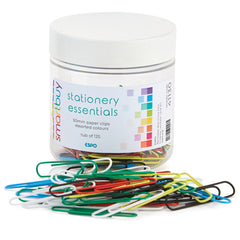 Paper Clip 50Mm Asst Col.Bx.125