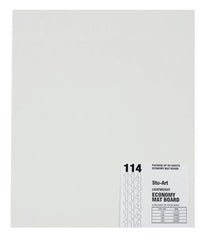 BOARD MAT ECONOMY 6 PLY 17X22IN WHITE PK OF 50