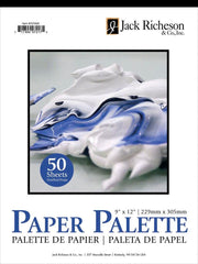PALETTE DISPOSABLE JACK RICHESON 50 SHEET 9X12