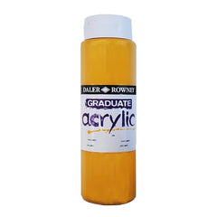DAL GRADUATE ACRYLIC 500ML GOLD IMIT -Min Qty 1