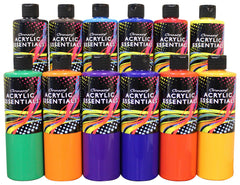 PAINT ACRYLIC CHROMACRYL ESSENTIALS PINT ASST COLORS SET OF 12