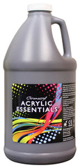 PAINT ACRYLIC CHROMACRYL ESSENTIALS BURNT UMBER HALF GALLON