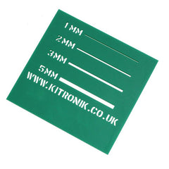 Green Value Acrylic Sheet (Cast) 3mm x 1000mm x 600 mm