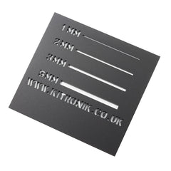 Value Frosted Black Acrylic Sheet- 3mm x 600mm x 400mm