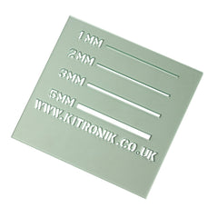 Glass Look Value Acrylic Sheet (Cast) 3mm x 600mm x 400mm