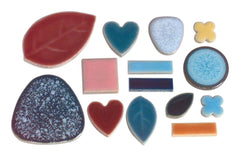 TILES MOSAIC CERAMIC BULK ASSORTED SIZES 5 LBS