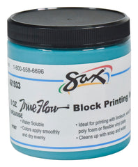 INK BLOCK PRINTING SAX 8 OZ TURQUOISE