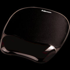 FELLOWES CRYSTAL™ GEL MOUSE WRIST SUPPORT - BLACK