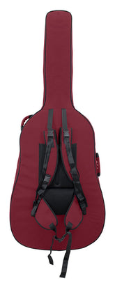 Tom & Will double bass gig bag 3/4 size - Burgundy with grey interior