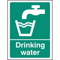 Sign Drinking Water S/A 150X200Mm