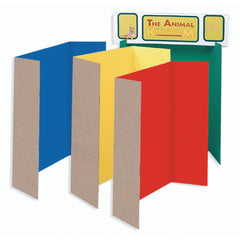 PAC PRESENTATION BOARD ASSORTED COLOURS 914 X 1218MM 4PCS -Min Qty 1