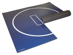 DOLLAMUR - HOME PRACTICE WRESTLING MAT - FLEXI-ROLL WITH CIRCLE AND STARTING MARKS - SPECIFY COLOR