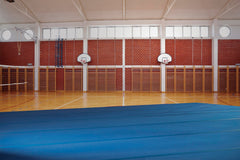 DOLLAMUR - GYMNASTIC CARPETED MAT - FLEXI-ROLL WITH HOOK AND LOOP - 6 X 42 FT X 1-3/8 IN - SPECIFY COLOR