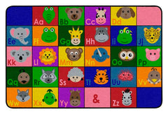 CHILDCRAFT - CARPETS - ABC FURNISHINGS ALPHABET PALS - RECTANGLE - 4 FT X 6 FT