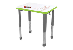 DESK - CLASSROOM SELECT - CONCORD - RECTANGLE - 27 W X 20 D - MARKERBOARD - T-MOLD - SPECIFY TOP COLOR - SPECIFY EDGE COLOR - NONE