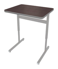 DESK - CLASSROOM SELECT - ADVOCATE SERIES DESK - PEDESTAL LEG SINGLE STUDENT - 26 W X 20 D - LAMINATE - T-MOLD - SPECIFY TOP COLOR - SPECIFY EDGE COLOR - NONE