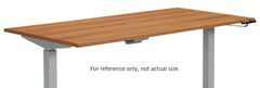 GLOBAL - OFFICES TO GO - LAMINATE TABLE TOP FOR HEIGHT ADJUSTABLE TABLE - 71 W X 24 D X 1 H IN - SPECIFY COLOR