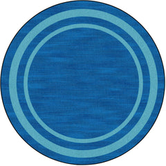 CHILDCRAFT - CARPETS - SIMPLE BORDER - ROUND - 6 FT DIA - SPECIFY COLOR