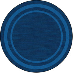CHILDCRAFT - CARPETS - SIMPLE BORDER - ROUND - 8 FT DIA - SPECIFY COLOR