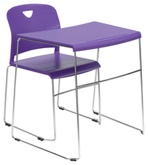 DESK - CLASSROOM SELECT - SIMPLESTACK STACKING DESK - 29 W X 25 D X 29 H IN - SPECIFY TOP COLOR - SPECIFY GLIDE/CASTER TYPE - WITHOUT