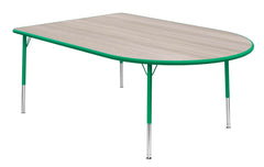TABLE - CLASSROOM SELECT - MEDIA ACTIVITY TABLE - 72 X 48 - SPECIFY PRODUCT HEIGHT - LAMINATE - LOCKEDGE - SPECIFY TOP COLOR - SPECIFY EDGE COLOR - SPECIFY LEG COLOR - STANDARD