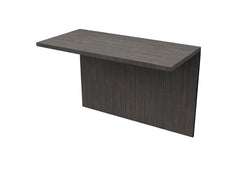 AIS CALIBRATE SERIES DESK BRIDGE WITH FULL MODESTY FLUSH - 42 X 20 X 29 IN - SPECIFY LAMINATE COLOR