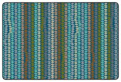 CHILDCRAFT - CARPETS - COBBLESTONE STRIPE - RECTANGLE - 6 FT X 9 FT - SPECIFY COLOR