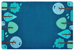 CARPETS FOR KIDS - KIDSOFT TRANQUIL TREES - RECTANGLE - 4 FT X 6 FT - SPECIFY COLOR