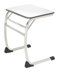 DESK - CLASSROOM SELECT - NEOCLASS ELLIPTICAL CANTILEVER - 26 W X 20 D - MARKERBOARD - SPECIFY TOP COLOR - PAINTED - SPECIFY EDGE COLOR - CHROME