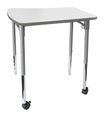 DESK - CLASSROOM SELECT - NEOMOVE COLLABORATION - 27 W X 25 D - MARKERBOARD - PAINTED - SPECIFY TOP COLOR - SPECIFY EDGE COLOR - NONE - GLIDE