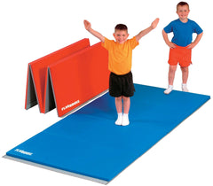 SPORTIME - 1-1/2 INCH THICK POLYETHYLENE MAT - 2 SIDE HOOK AND LOOP - 5 X 10 FT - SPECIFY MAT COLOR 1 - SPECIFY MAT COLOR 2