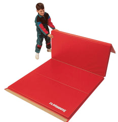 FLAGHOUSE - DELUXE 2 FOOT FOLDING PANELS 1-3/8 INCH THICK CROSS-LINK POLYETHYLENE MAT - 4 SIDE HOOK AND LOOP - 4 FT X 8 FT - SPECIFY MAT COLOR 1 - SPECIFY MAT COLOR 2