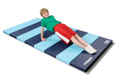 SPORTIME - 2-3/8 INCH THICK COMBINATION FOAM MAT - 2 SIDE HOOK AND LOOP - 5 FT X 10 FT - SPECIFY MAT COLOR 1 - SPECIFY MAT COLOR 2