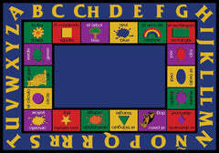 CARPETS FOR KIDS - PREMIUM BILINGUAL - 5 FT 10 IN X 8 FT 4 IN RECTANGLE