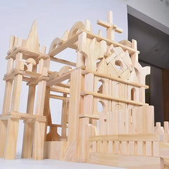 528-Piece Pinewood Blocks