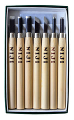 TOOL CARVING WOOD/LINOLEUM SET OF 7