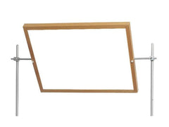 ACCESSORY - DIVERSIFIED SPACES - MIRROR AND MARKER BOARD FOR MOBILE DEMONSTRATION UNITS - 27-3/4 W X 1-1/2 D X 20-3/4 H IN - OAK FRAME