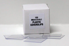 COVER SLIP PLASTIC 18X18MM PACK OF 1000