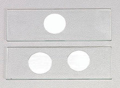 SLIDES SGL SHALLOW WELL12/PK