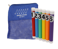 DS Sinker PVC Dive Sticks (Set of 6) Multicolor