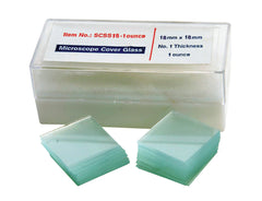 COVER GLASS 18X18MM 1OZ APPROX 100