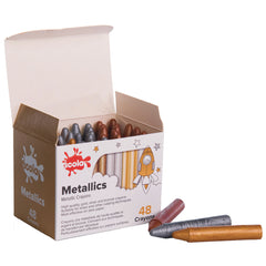 Crayon Wax Velvawax Metallic Pack48